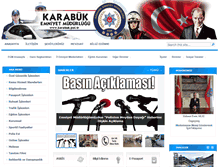 Tablet Screenshot of karabuk.pol.tr